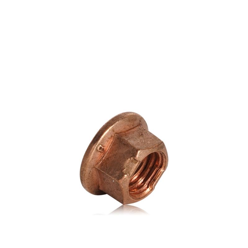 Copper lock nut/wheel nut, M8 ESA 10mm