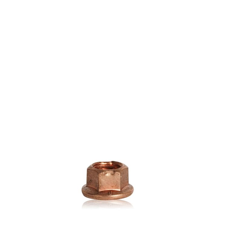 Copper lock nut/wheel nut, M8 ESA 10mm