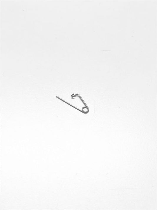 Brake pad pin lock